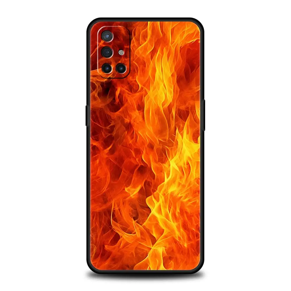 Funda de teléfono con patrón de llama para OnePlus 15 13 12 11 10 9 8 13T 10T 7T Pro 13R 12R 9RT 8T Nord 4 N200 2T CE 2 3 5G Lite - imagen 2