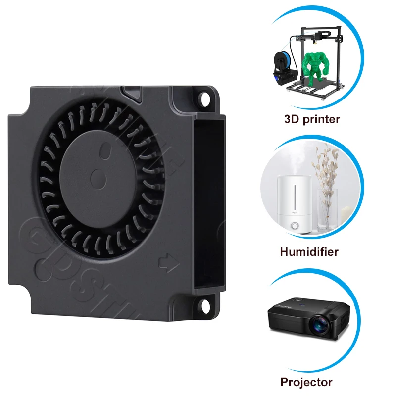 Gdstime 4010 24V 12V ventilador de PC USB 2PIN 40mm 40x40x10mm turbina de impresora 3D ventilador sin escobillas DC 5V enfriador de caracol Mini ventilador de refrigeración - imagen 5