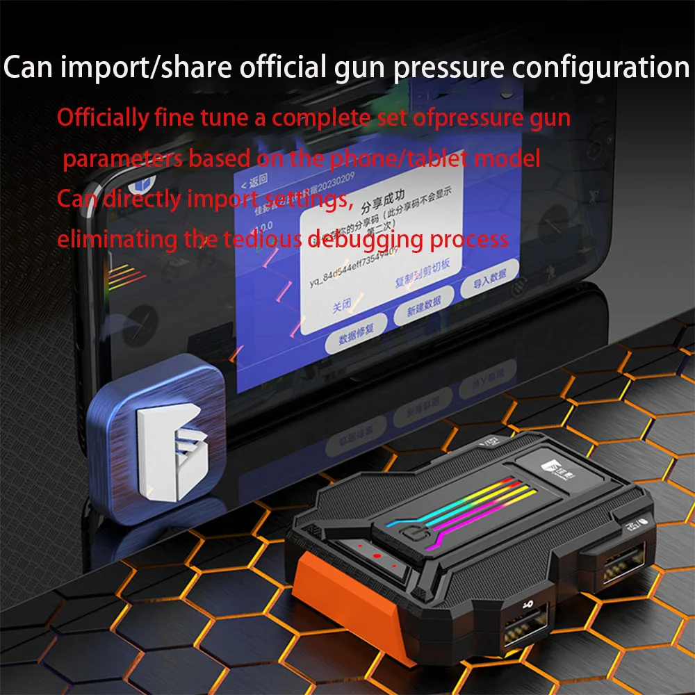 1000HZ Gamwing caza 2/2pro LieYing 2Pro teclado para juegos adaptador convertidor de ratón BT USB para Android con puerto de auriculares de 3,5mm - imagen 3