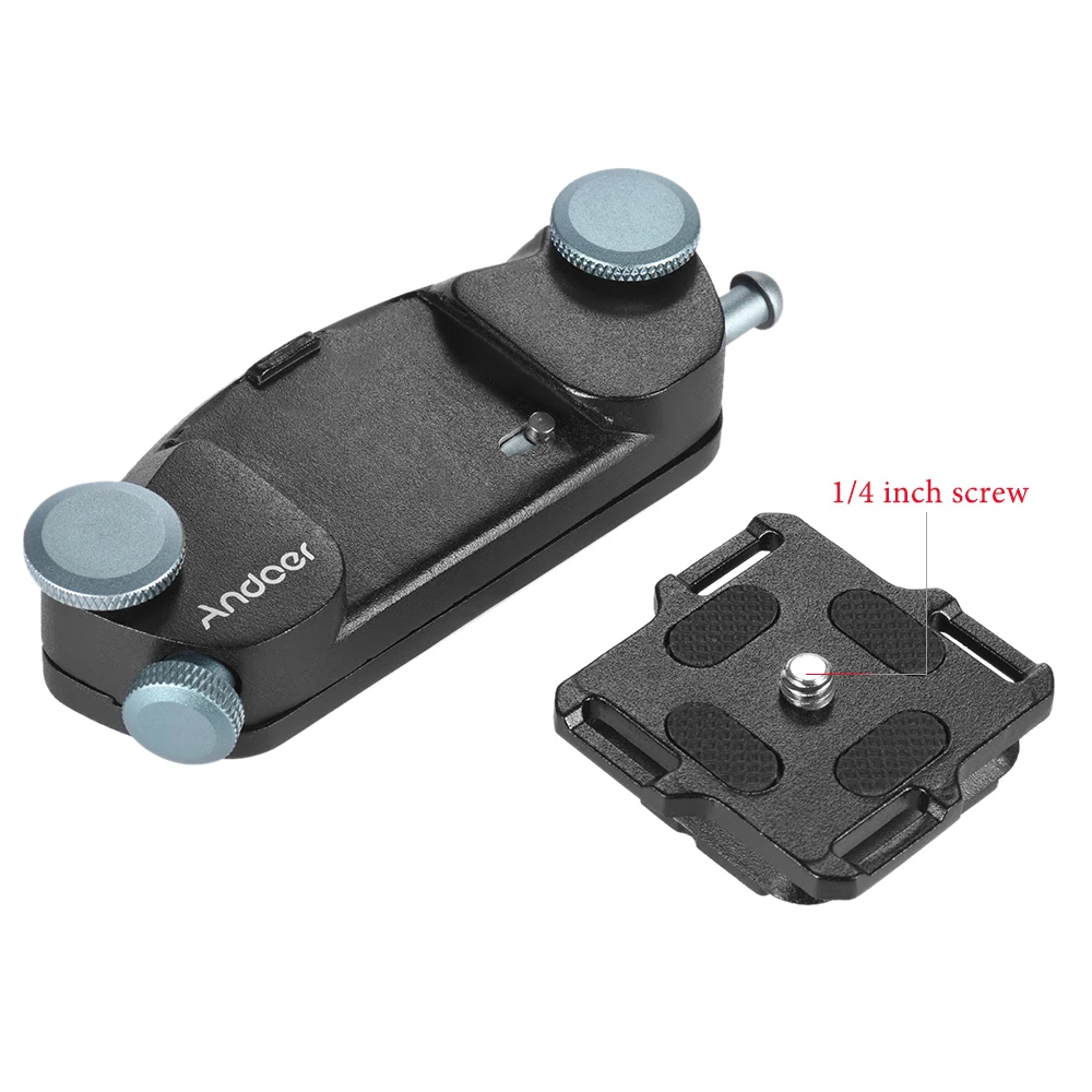 Hebilla de cinturón para cámara, clip de metal de liberación rápida para montaje de equipos - imagen 2