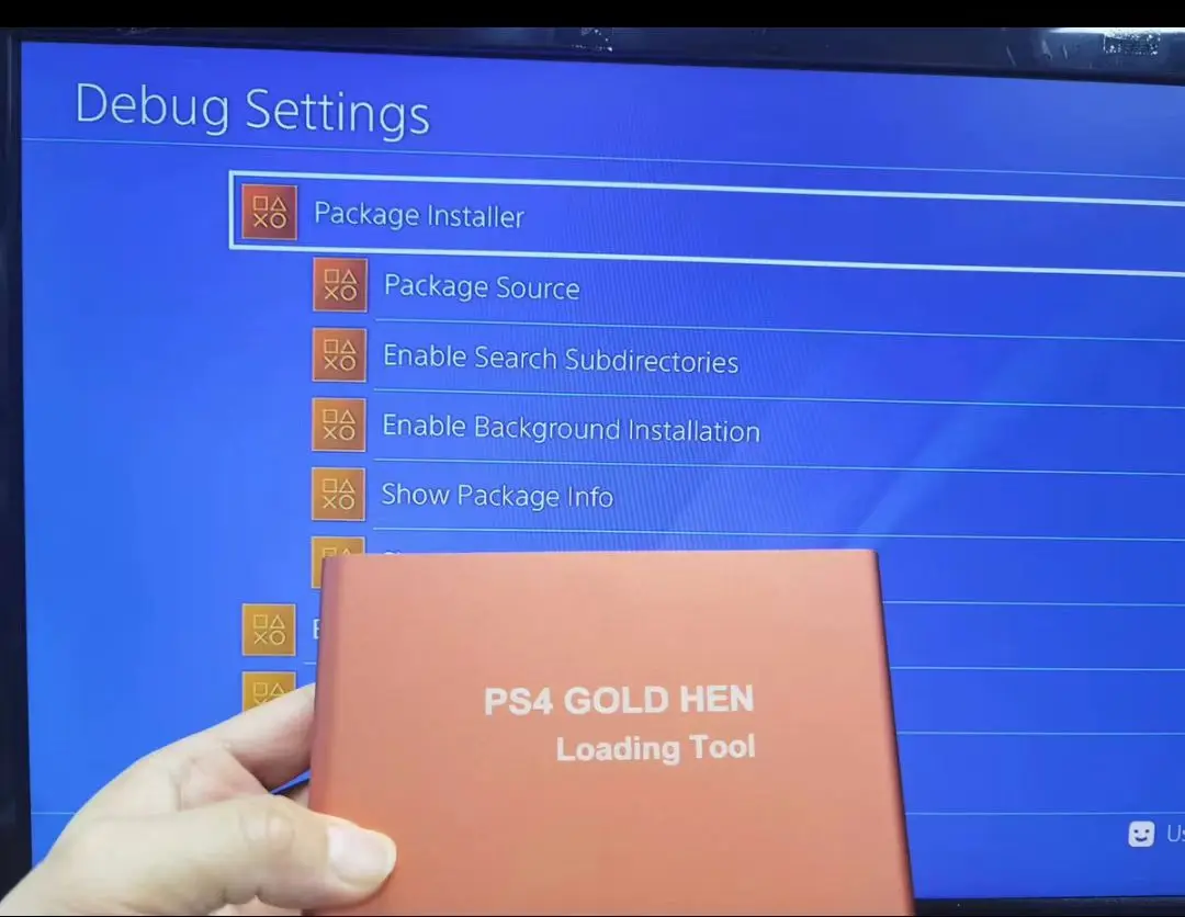 Caja de jailbreak automática, inyector GoldHEN para accesorios modificados para juegos de 11,0 ps4