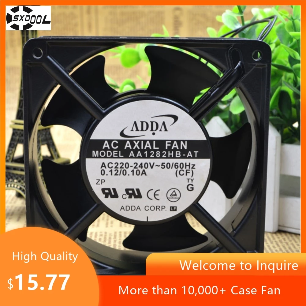 Ventilador de máquina de soldadura 12038 AC 220V ventilador para Adda AA1282HB-AT AA1282hb-AW 12038 AC 220v ventilador con cubierta - imagen 4