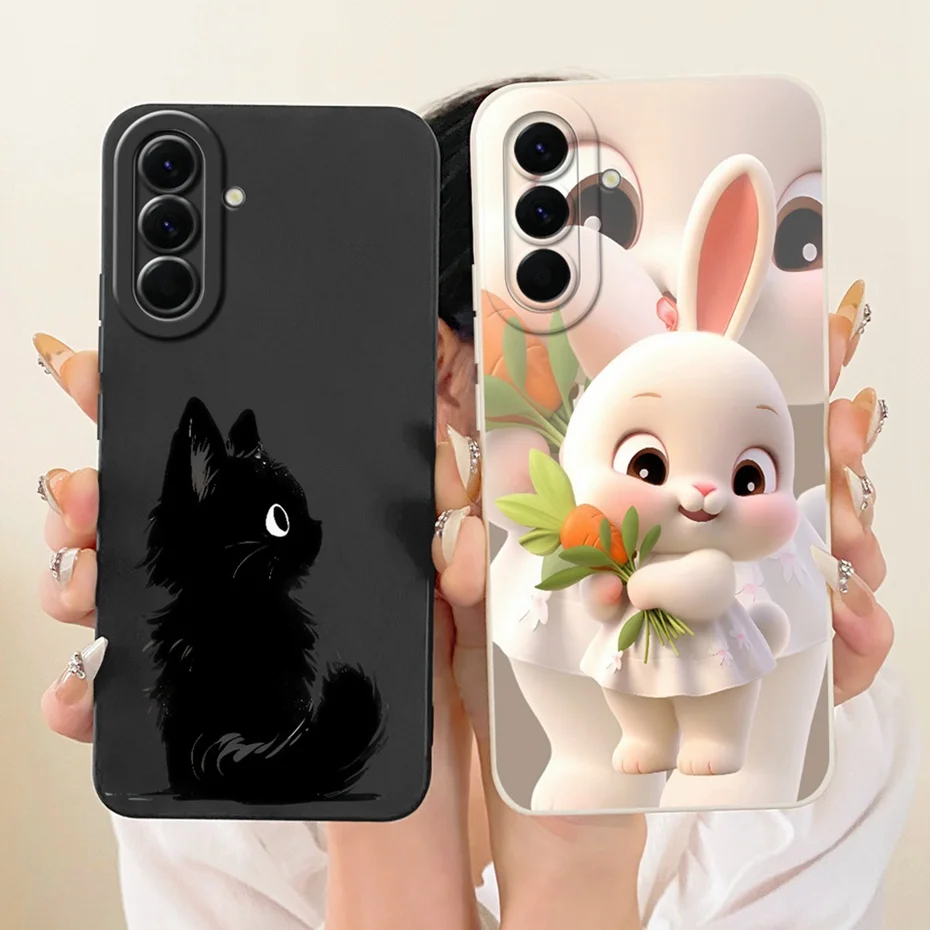 Nueva funda de teléfono de moda para Samsung Galaxy A37 A57 fundas de silicona suave para Samsung A37 A57 5G fundas a prueba de golpes parachoques - imagen 3