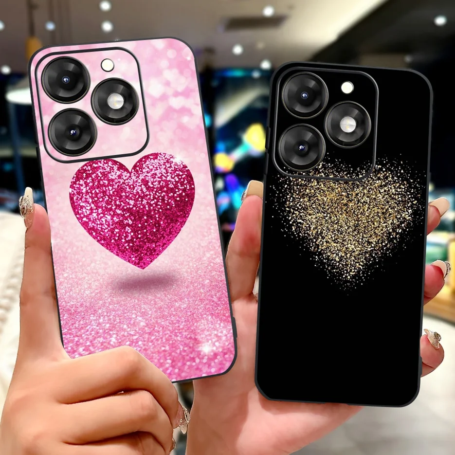 Para Itel A70 funda A665L Lucky koi moda cubierta pintada a prueba de golpes suave TPU funda de teléfono para Itel A70 A 70 ItelA70 bolsas de cubierta trasera - imagen 3