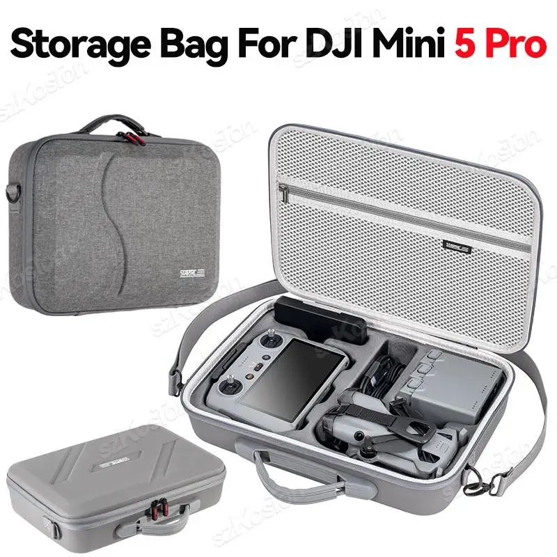 Estuche de almacenamiento para DJI Mini 5 Pro, caja protectora dura, bolsa de transporte portátil para Mini 5 Pro Drone RC 2, accesorio de funda para controlador - imagen 2