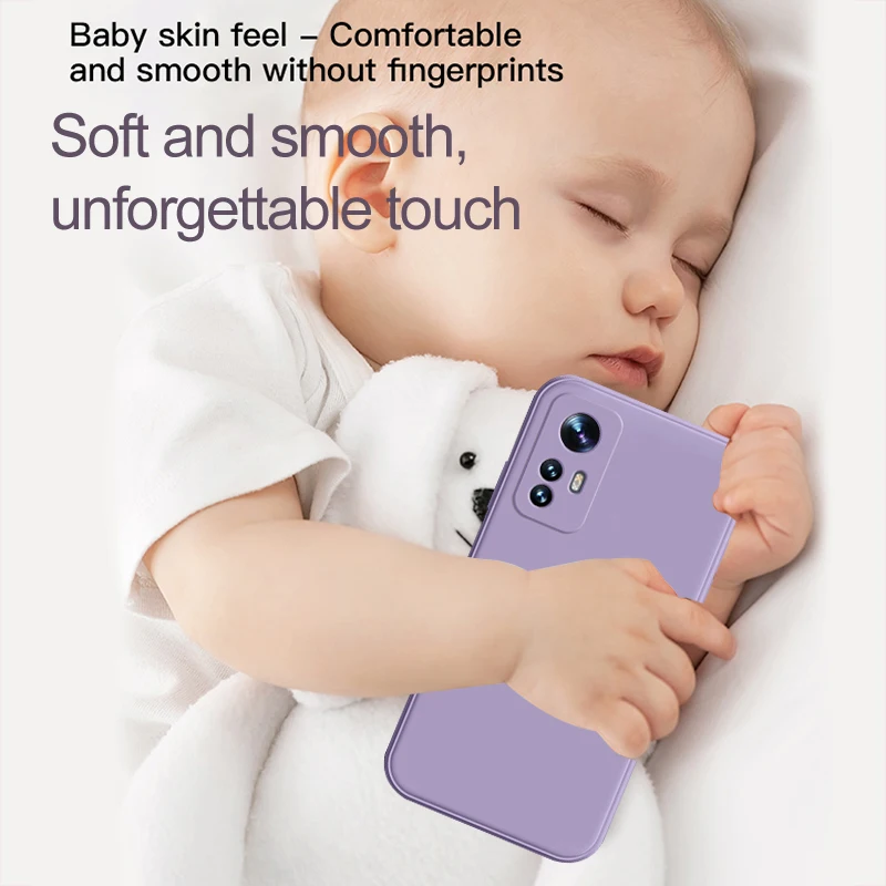 Mi 12 Mi12 12X 12S Lite Ultra Pro funda cuadrada de silicona líquida suave para Xiaomi Mi 12 Mi12 Lite 12X 12S 12 S Ultra Pro 12Pro - imagen 4