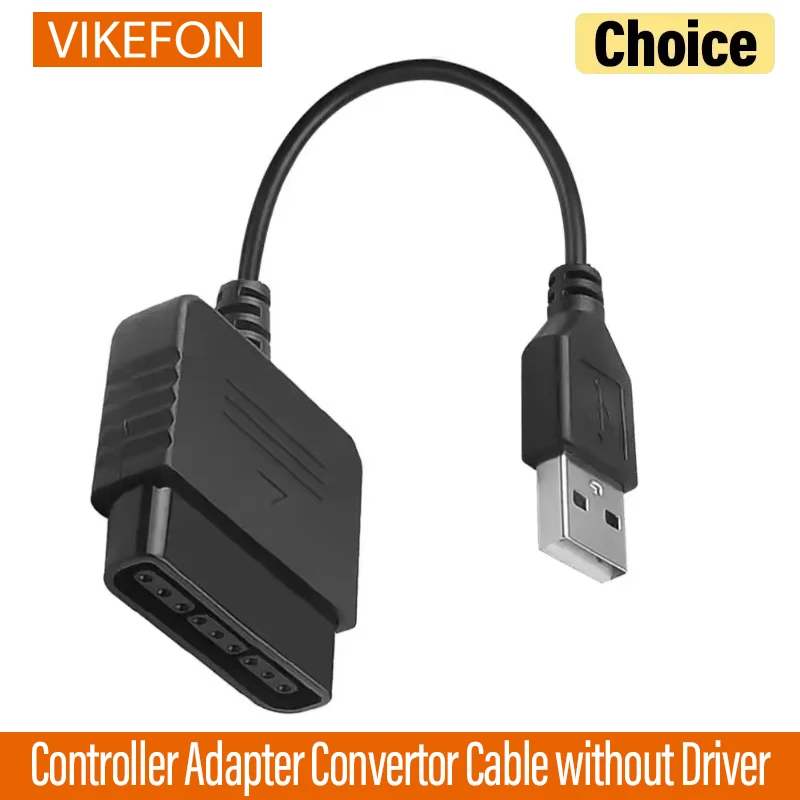 Adaptador de controlador para controlador PS2, conexión a consola PS3, Gamepads PS2 a reproductor de juegos de PC, Cable convertidor sin controlador
