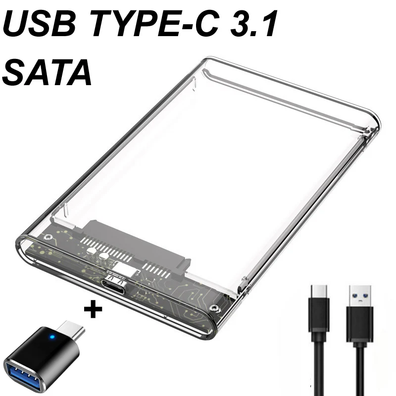 Caja Externa USB 3.1 Gen2 Disco SSD HDD 2.5" SATA III UASP - imagen 2