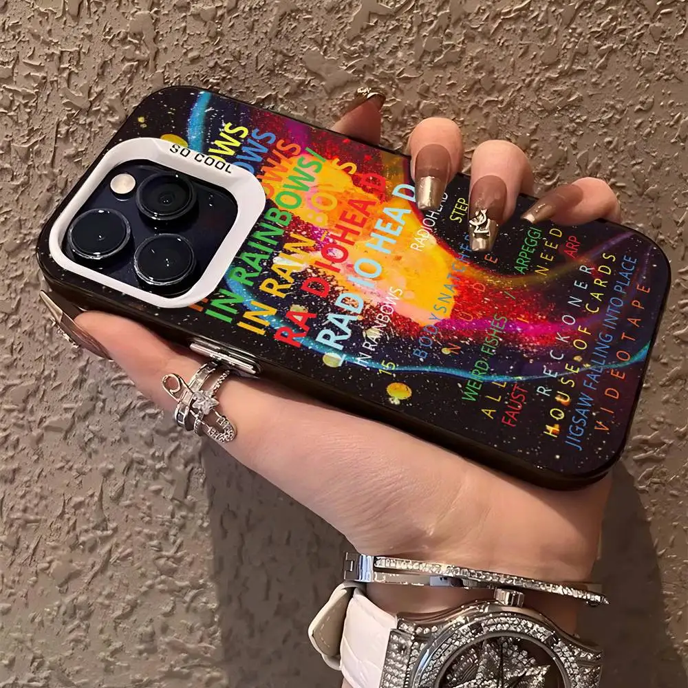 Funda de teléfono Radiohead con diseño de moda para iPhone 17 16 15 14 13 12 11 Pro MAX mate a prueba de golpes trasera anticaída cubierta mate - imagen 5