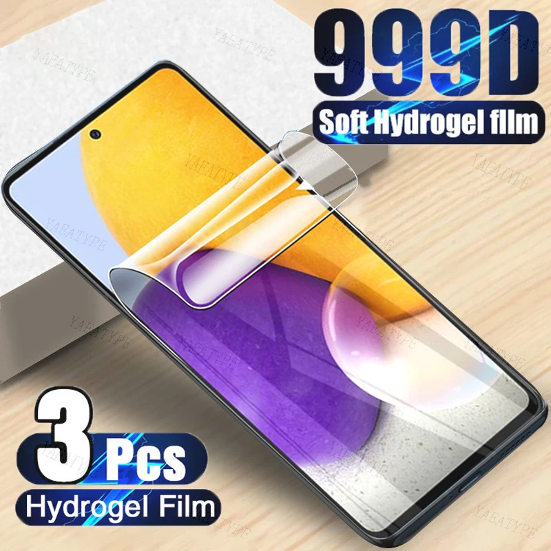 3 uds película de hidrogel para Motorola Moto G71 5G G31 G41 G51 G71 G13 G23 G53 G73 G22 G32 G42 G52 G72 Protector de pantalla