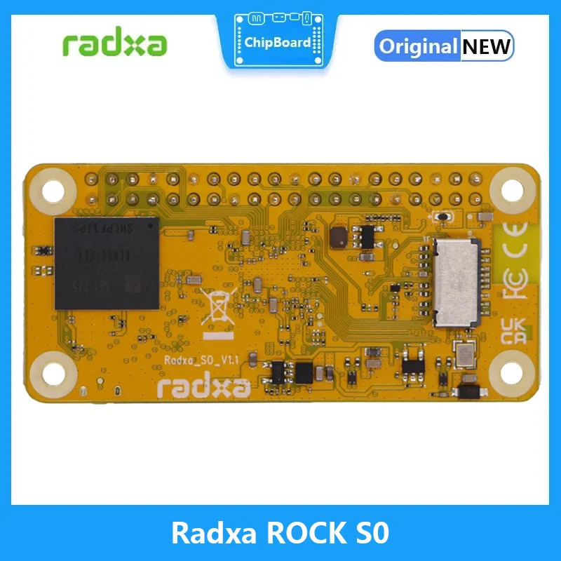 Placa Radxa ROCK S0 Rockchip RK3308B SOC Quad-Core A-RM Cortex-A35 WiFi4 y BT5 con BLE opcional eMMC integrado - imagen 3