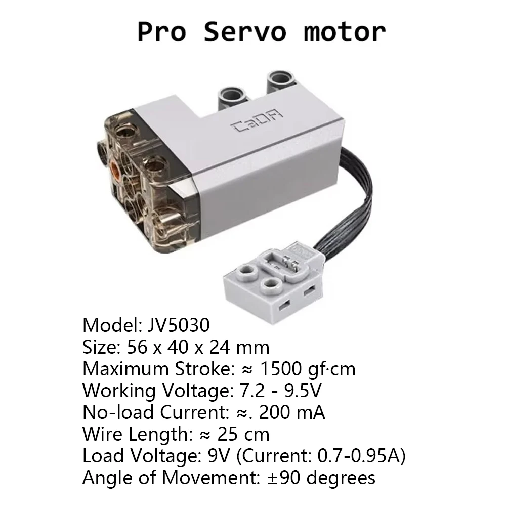 Funciones de energía MOC, piezas de Motor técnico CaDA, Compatible con bloques de construcción Legoeds, Control remoto, caja de batería de litio 2,4G - imagen 5