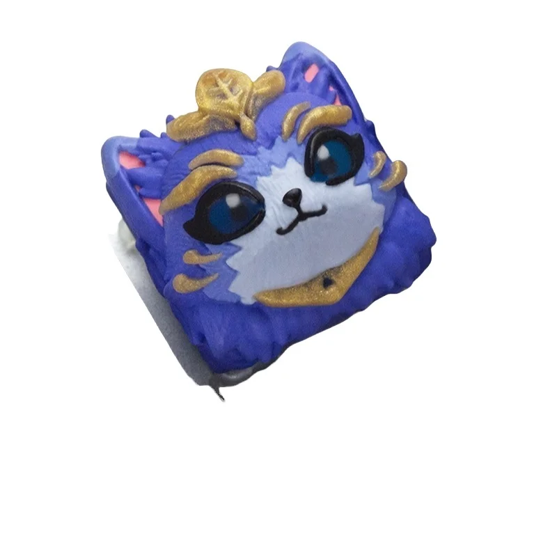 League Of Legends Cat-Teclas de resina personalizadas, teclas de arte, Teclado mecánico, regalo, transparente, lindo, tema de juego, nuevo - imagen 5