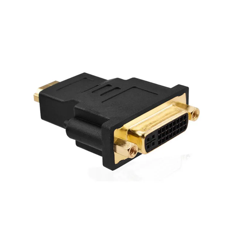 DVI 24+1 to HDMI Adapter DVI Male to HDMI Bi-directional Female Cable Connector Converter for HDMI Projector to DVI