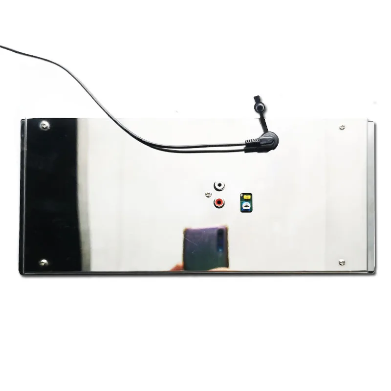 P4 64*32 LED indicador de nivel de espectro de música pantalla de reloj Control remoto analizador de ritmo medidor de VU amplificador POWRE luz ambiental - imagen 5