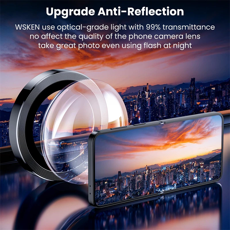 Metal Individual Ring Camera Lens Protector for Samsung Galaxy Z Flip 7 6 5 4 ZFlip Flip7 Flip6 Tempered Glass Film Full Cover - imagen 3