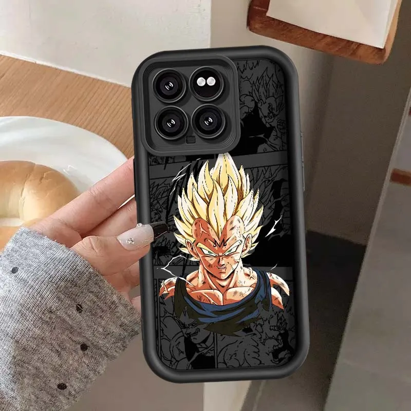 D-Dragon Ball Anime Vegeta Cool funda para Xiaomi Mi 17 15 14 13 12 14T 13T Pro Max Lite ojo escalera funda de teléfono - imagen 3