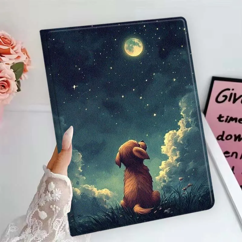 Diseño de perro Animal de dibujos animados para Samsung Galaxy Tab S11 S10 S9 S8 S7 S6 A10.1 A9 A8 A7 10,1 Lite FE Plus pulgadas funda para tableta - imagen 2