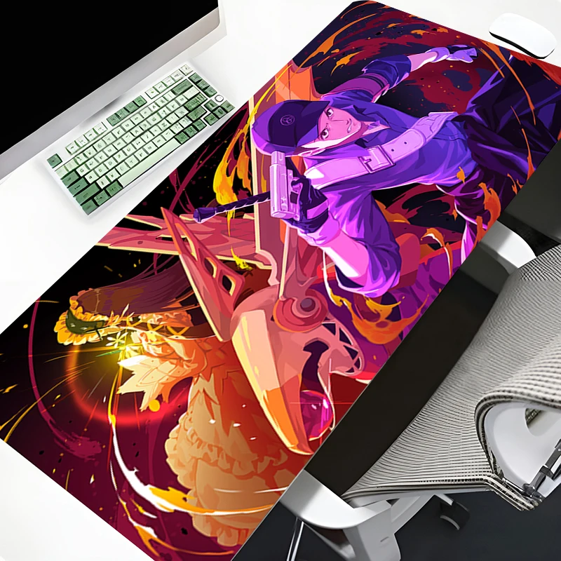 Alfombrilla de ratón de Anime con recarga de Persona 3, accesorios de juego, alfombrilla de Mesa Grande antideslizante, alfombrilla de ratón para ordenador portátil de oficina, Alfombra de goma XL, alfombrilla de escritorio para jugadores - imagen 4