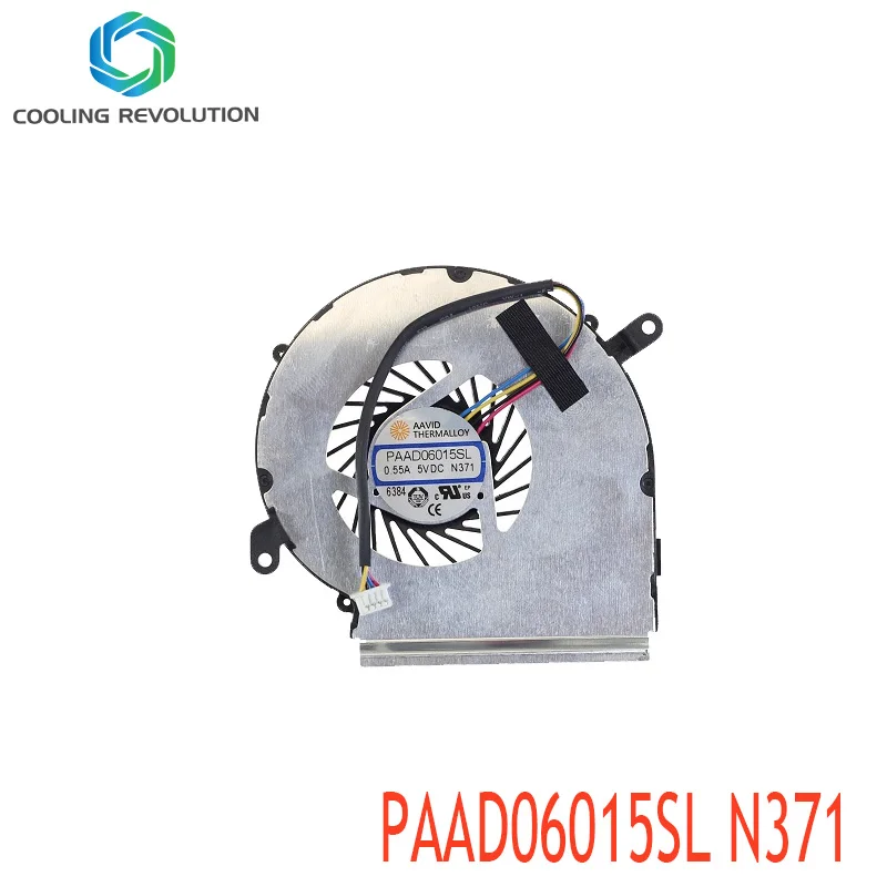 Ventilador de refrigeración GPU para portátil PAAD06015SL 0.55A 5VDC N371 4 pines para MSI GE62VR GL62M