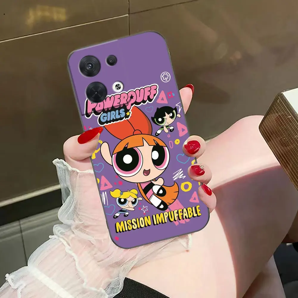 Funda de teléfono con foto personalizada de dibujos animados The P-Powerpuff Girls para OPPO RENO 13 13F 12 11 11F 10 8 8T 7 7Z 6 6Z 5 5F 4F 4 LITE F29 - imagen 5