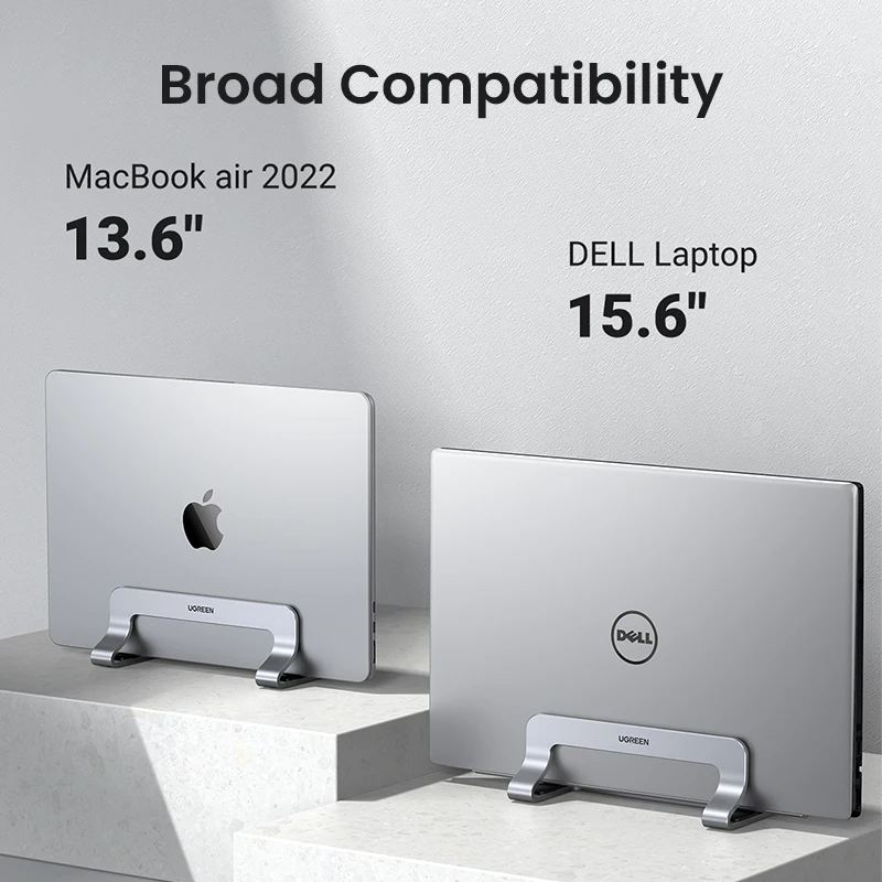 Soporte Vertical para ordenador portátil UGREEN para MacBook Air Pro, soporte plegable de aluminio para portátil, soporte para tableta MacBook Pro - imagen 5