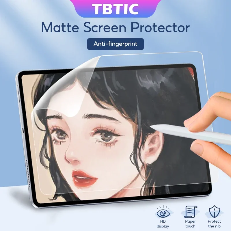Película mate de dibujo TBTIC para Samsung Galaxy Tab A9 8,7 A7 Lite S6 Lite 10,4/A8/S7/ A9Plus11/FE 12,4 S8 Ultra Protector de pantalla - imagen 2