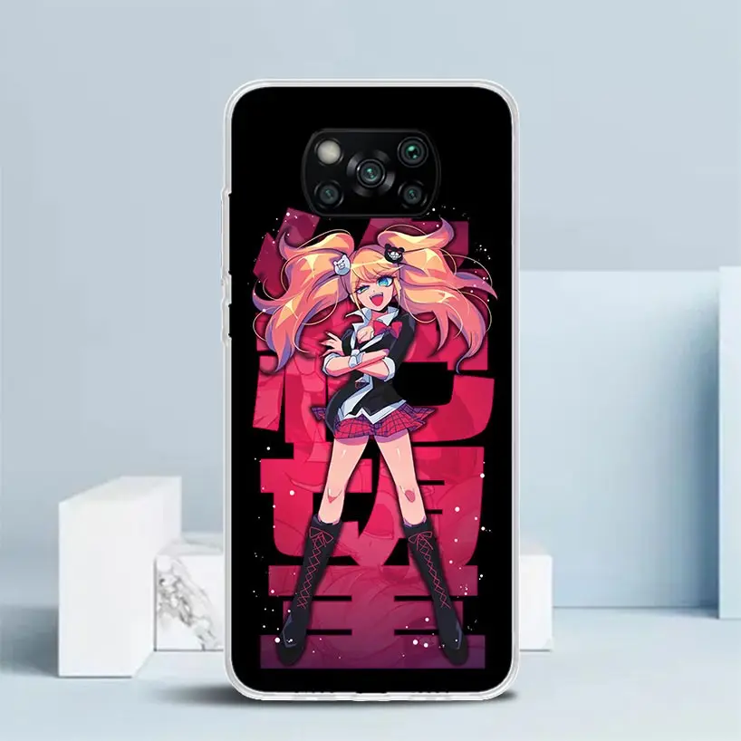 Danganronpa Enoshima Junko funda de teléfono de llamada de silicona para Xiaomi Poco X3 Nfc X5 X6 X7 F7 Ultra F6 F5 Pro M6 M5S X4 F4 GT M4 M3 F3 C - imagen 4