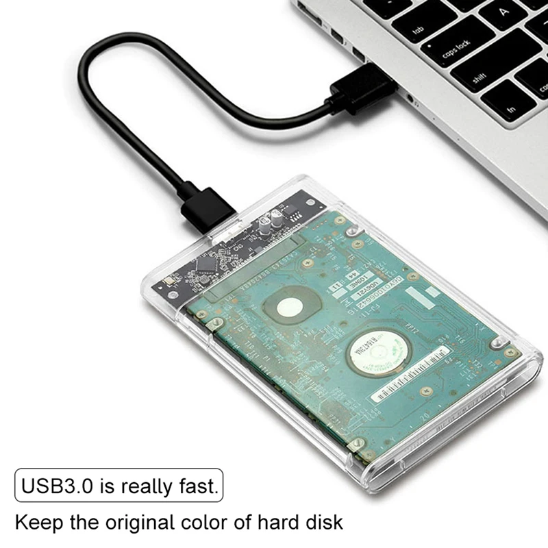 Caja de disco duro externo para móvil, carcasa de Hdd SATA de 2,5 pulgadas, USB 3,0, herramienta gratis, 5 Gbps - imagen 2