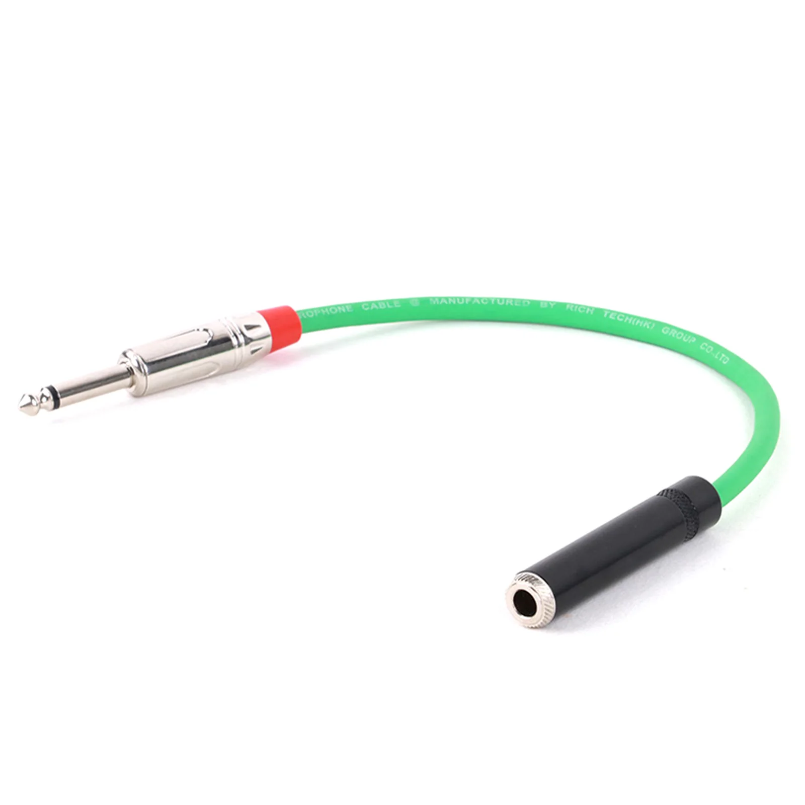 Cable de Audio Mono TS macho a 6,35mm, Conector estéreo TRS hembra de 6,35mm, 1/4 pulgadas, para mezclador de guitarra eléctrica de 0,3 M-15M - imagen 3