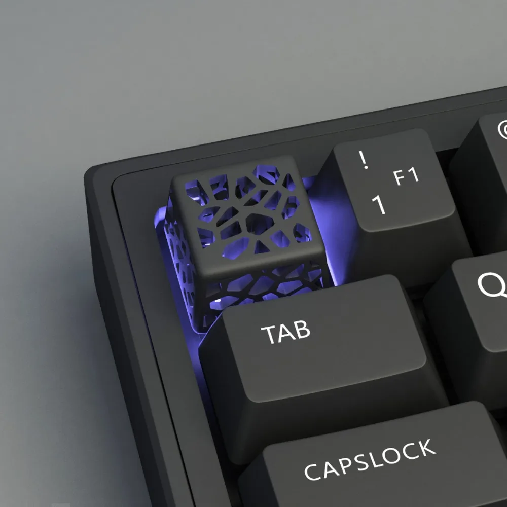 Teclas huecas translúcidas, barra espacial de resina, Teclado mecánico, tecla de entrada, teclas tridimensionales personalizadas, translúcidas ESc - imagen 3