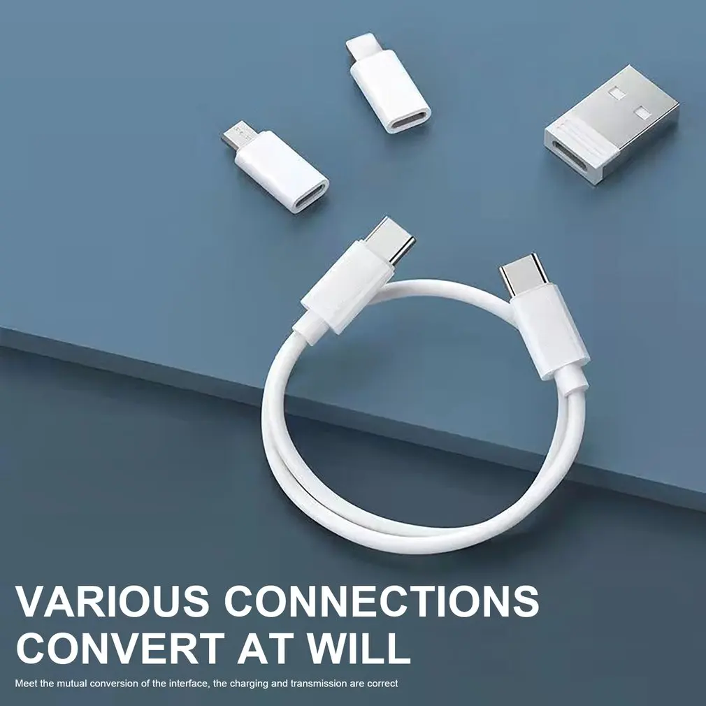 Cables de carga rápida Micro USB tipo C, Cable de datos para teléfono móvil, conjunto de cargador USB, caja de almacenamiento para Apple, Huawei, Xiaomi, envío directo - imagen 5