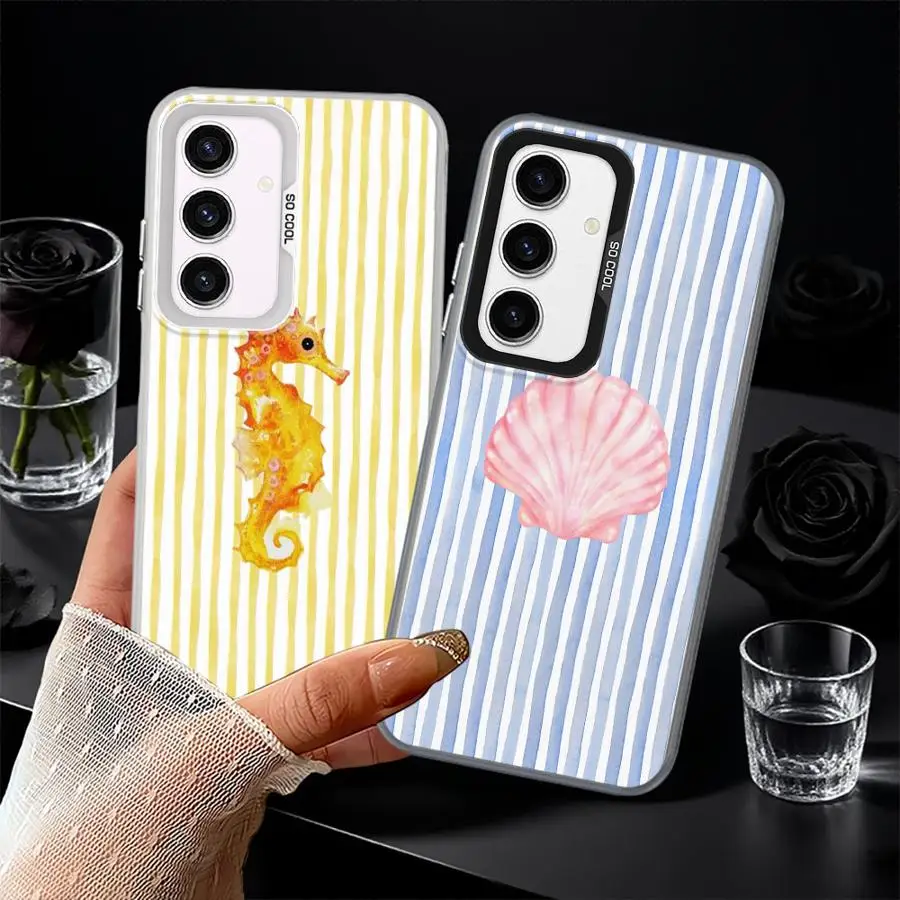 Marinc Life cangrejos langostas Cool Back funda de teléfono para Samsung Galaxy A73 A53 A24 A26 A25 A22 A52 A32 A36 A23 A33 A34 - imagen 5