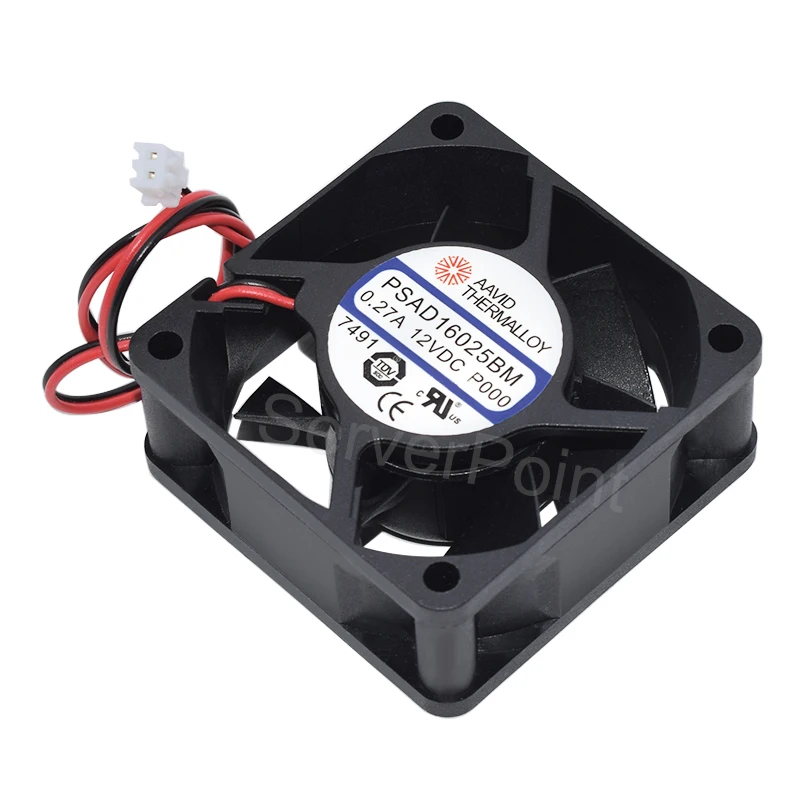 Nuevo para THERMALLOY PSAD16025BM DC12V 0.27A S9 60*60*25MM ventilador convertidor de dos cables - imagen 5