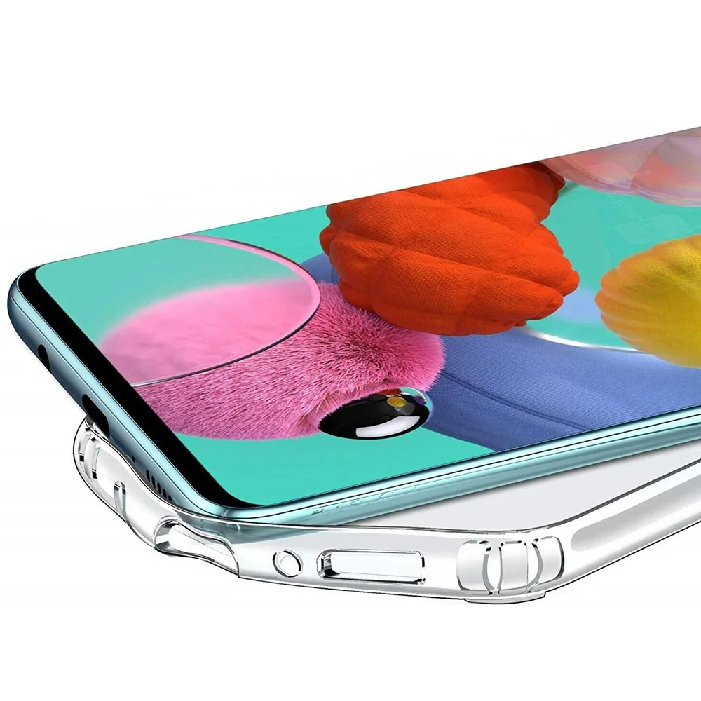 Funda de teléfono transparente para Samsung Galaxy A51 A71 4G, Fundas transparentes de TPU para teléfono Samsung A71 A51 5G - imagen 3