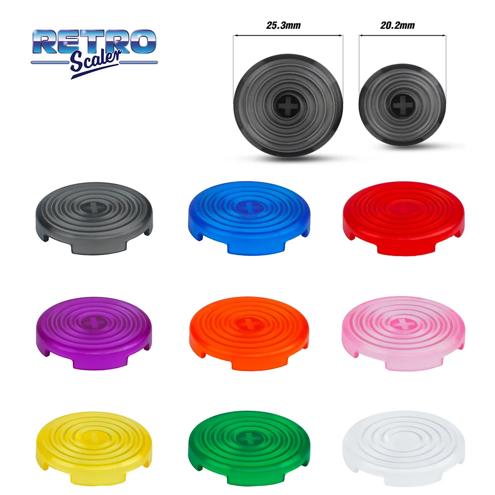 Cubierta de controlador HitBox de 20,2mm y 25,3mm, tapas de botón de Joystick Arcade para interruptores Cherry RGB/TTC/Kailh Cross para teclado de calle - imagen 2