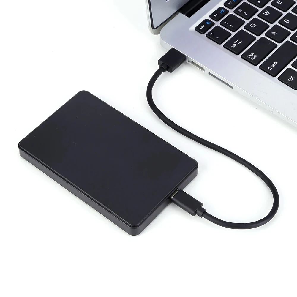 Carcasa de disco duro móvil de 2,5 "SATA a USB3.0, caja de almacenamiento externo para SSD, HDD con Cable ABS USB3.1/USB3.0/2,0 - imagen 2