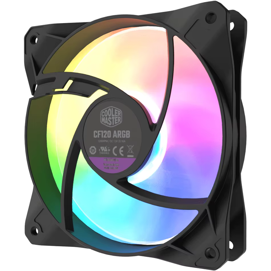 Cooler Master CF120 Ventilador ARGB 120mm para CPU Silencioso - imagen 2