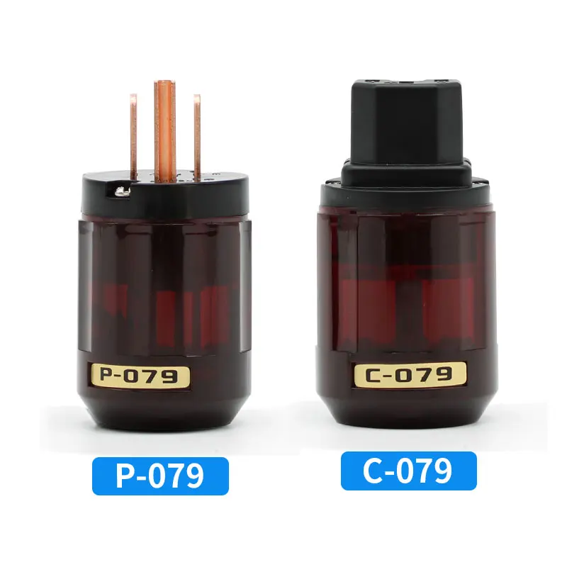 Conector de Cable de alimentación de CA para amplificador de Audio, enchufe HIFI de EE. UU., para Cable de alimentación de P-037, P-004, P-079, P-029, P-046, 1 par - imagen 4