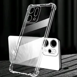 Funda Silicona Airbag OPPO Reno 14F Transparente Antigolpes