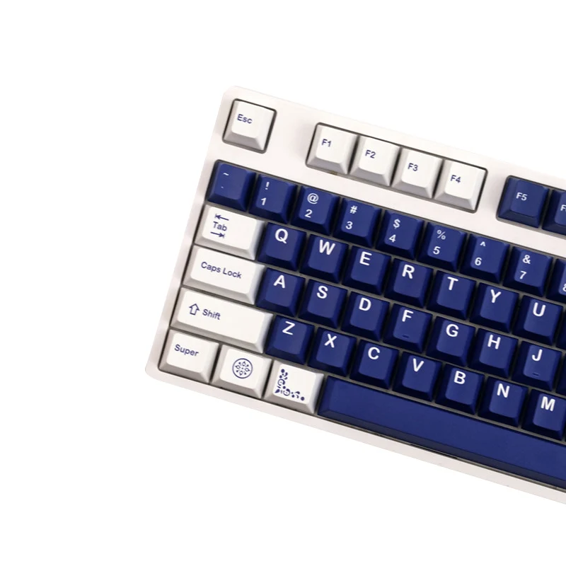 Teclas GMK Lazurite de 144 teclas, teclas de sublimación de tinte PBT con perfil de cereza para teclado mecánico MX Switch 61/64/68/884/87/980 - imagen 2