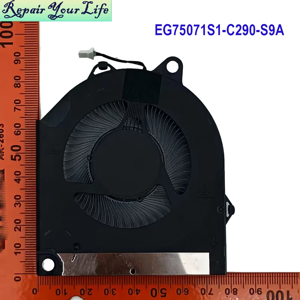 Radiador de refrigeración para ordenador portátil, ventilador de CPU GPU para Dell G16 7630 G15 5530 2023 Gamer, enfriador VGA DC12V EG75071S1-C280-S9A - imagen 4