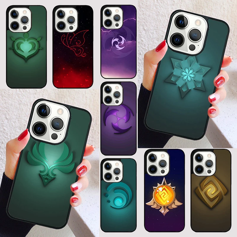 Genshin Impact Aranara funda para iPhone 17 Air 15 16e 13 12 11 14 Pro Max Max Plus funda de teléfono coque Shell
