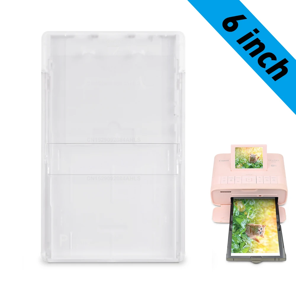 Bandeja de entrada de papel compatible con Canon Selphy CP1300 CP1200 CP1000 CP910 CP900 bandeja de impresora fotográfica tamaño postal de 3/5/6 pulgadas bandeja de 3 pulgadas - imagen 5