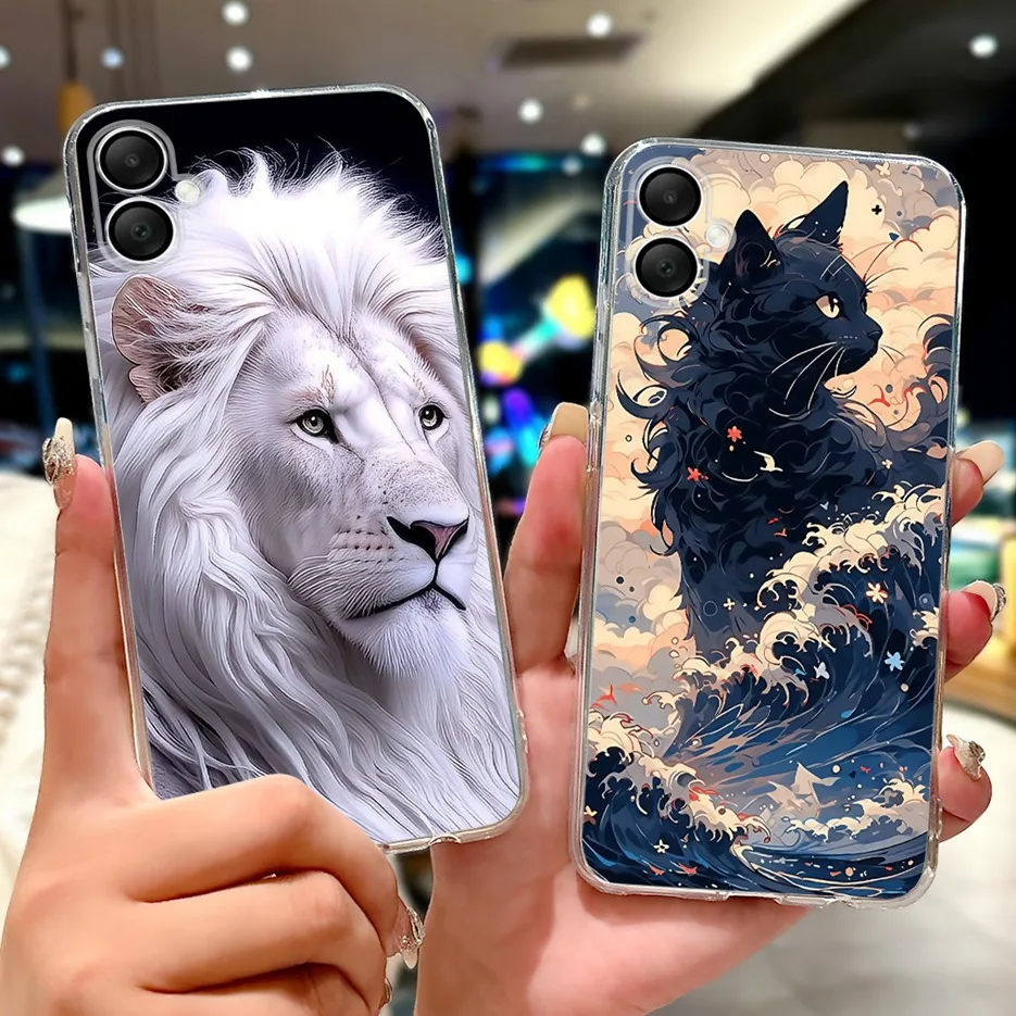 For Samsung Galaxy A06 Case SM-A065F Cool Dragon Painted Cover For Galaxy A05 Phone Case For Samsung A04 A04e A05 A06 Soft Shell - imagen 4