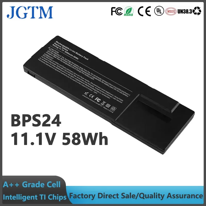 JGTM OEM BPS24 11,1 V 58Wh 5200mAh batería de repuesto para portátil Sony Vaio batería de ordenador portátil VGP-BPL24 VGP-BPS24 VGP-BPSC24 - imagen 2