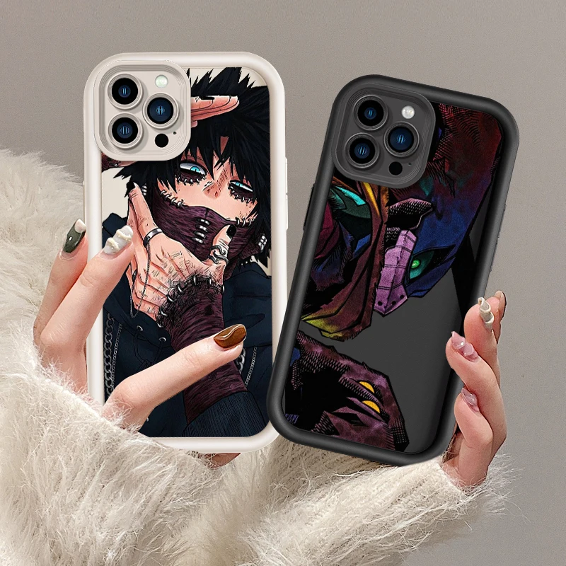 Funda de teléfono suave de Anime Art m-my Hero Academia Eye Ladder para Apple iPhone 15 14 13 12 11 XS XR X Pro Max Plus