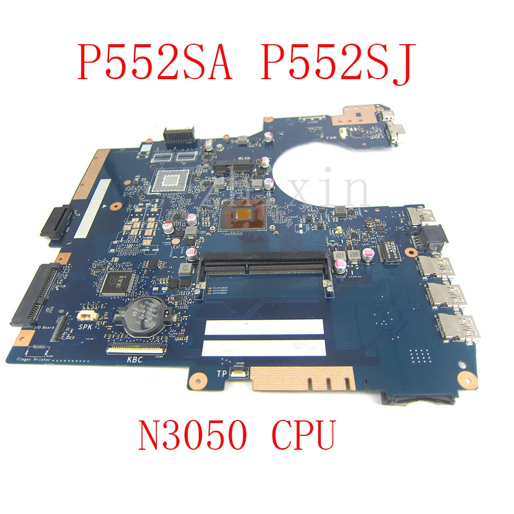 Yourui para ASUS P552S P552SA P552SJ PRO552SJ placa base para ordenador portátil con CPU N3050 P552SJ P552SA REV2.1 prueba completa - imagen 3