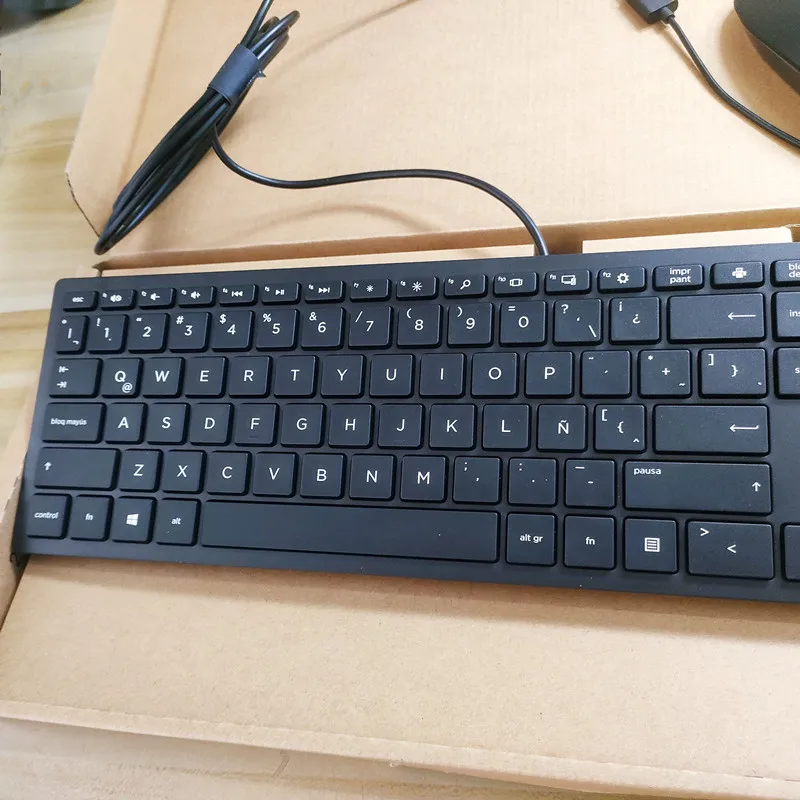 Kit de teclado y ratón de diseño latino TPC-C003K TPC-C002M para HP 310 teclado con cable USB ratón combo portátil de escritorio universal - imagen 4