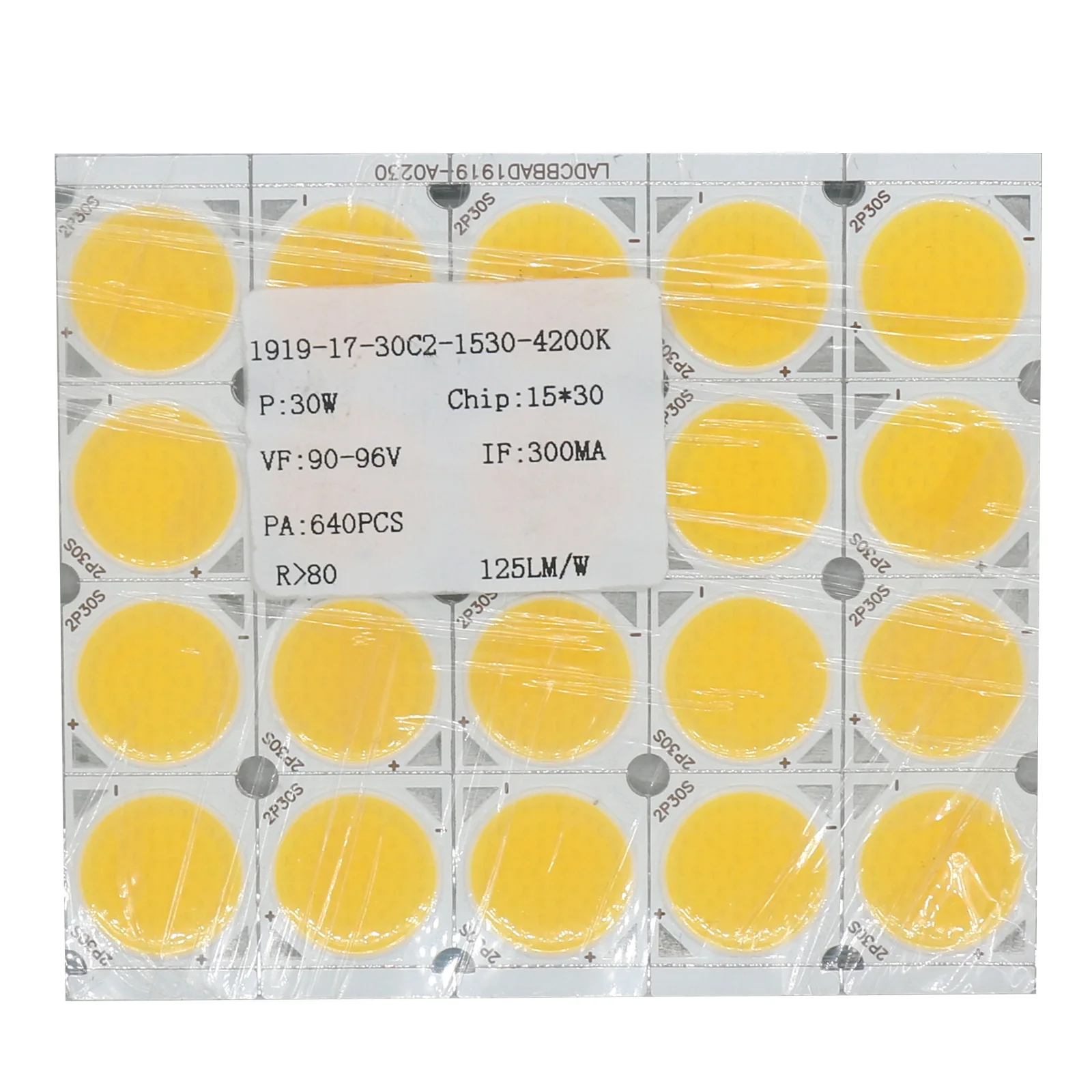 100 Uds. Cuentas de Chip LED 30W D90-96V 1917mm lámparas de diodo de retroiluminación blanco frío blanco cálido matriz de LED para bombillas de iluminación de inundación LED DIY - imagen 3